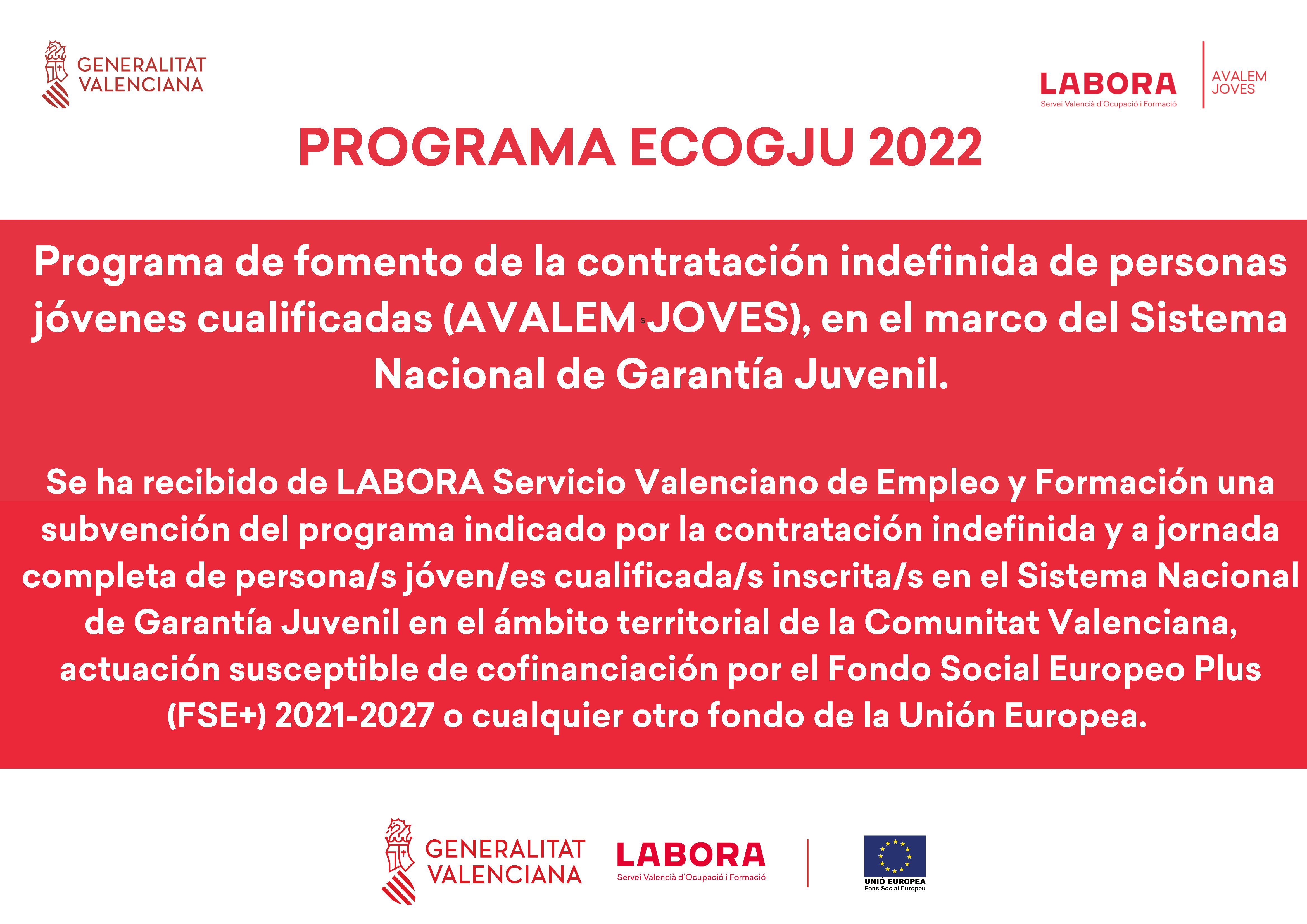 empresa comprometida con el fomento del empleo 2022